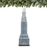 Noble Gems Chrysler Building Glass Ornament