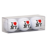 I Love NY Golf Ball Set of 3