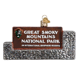 Great Smoky Mountains National Park Glass Ornament