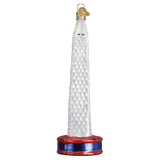 Washington Monument Glass Ornament