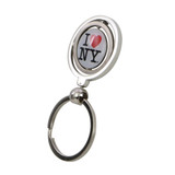 Metal I Love NY Key Chain Spinner