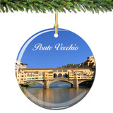 Florence Ponte Vecchio Christmas Ornament Porcelain