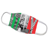 Italy Face Mask with Landmarks and Flag