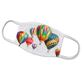 Hot Air Balloons Face Mask