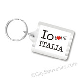 I Love Italy Key Chain, I Heart Italia