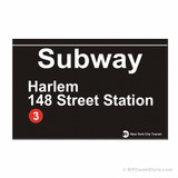 Harlem Subway Magnet