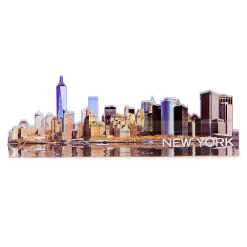 New York Magnet Poly Freiheitsstatue Manhattan Skyline Souvenir USA ! 