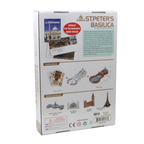 3d puzzle st peter's basilica