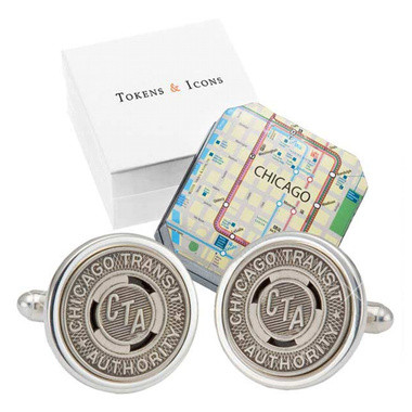 Chicago 'El' Token Cufflinks