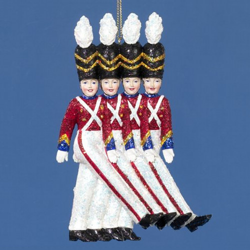 Rockette soldiers ornament