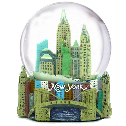 New York snow globe musical 100mm globe.