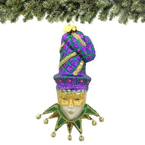 New Orleans Mardi Gras Christmas Ornament
