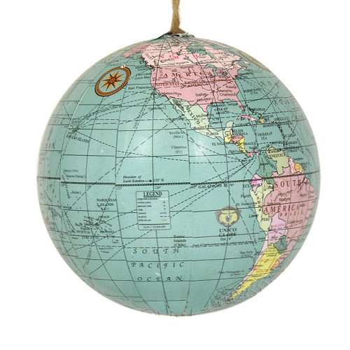 world globe ornament