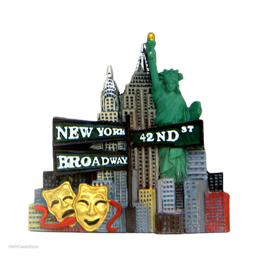 Color Landmark Broadway 3D Magnet