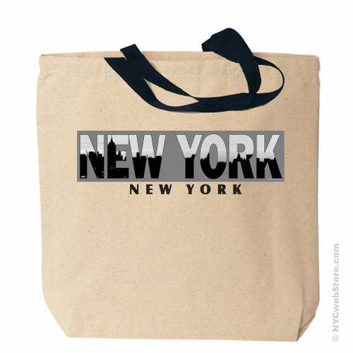 Black I Love NY Tote Bag and New York Souvenir 14