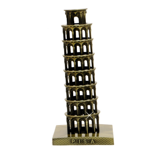 Bronze Leaning Tower of Pisa Statue