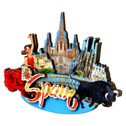 3D Spain Magnet