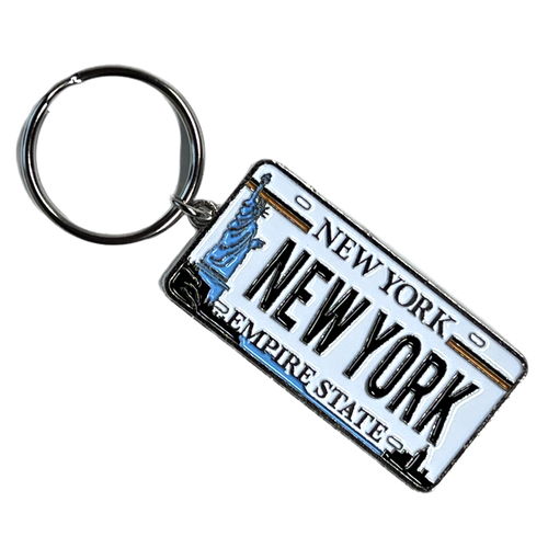 New York key chain License Plate Design