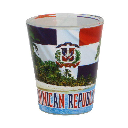 Dominican Republic Shot Glass