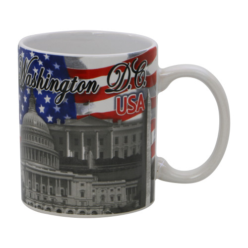 Washington DC Mug American Flag