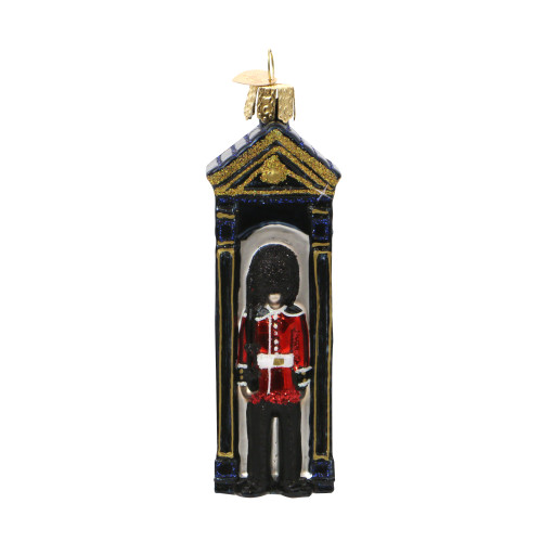 London Palace Guard Glass Ornament