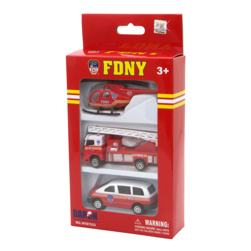 FDNY Toy Car Set