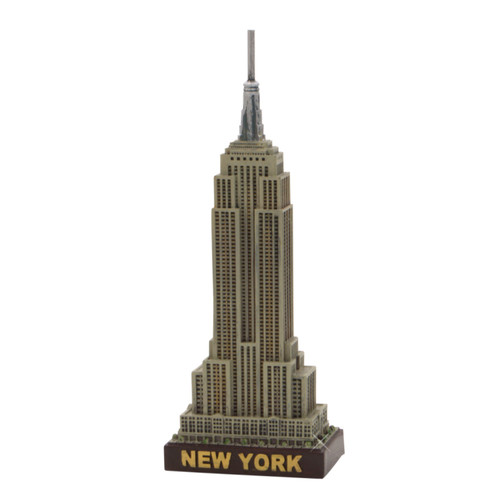 Mini Silver Empire State Building Statue 3 Inches