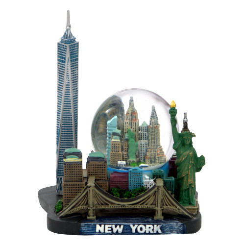 New York City Snow Globe and Skyline Replica