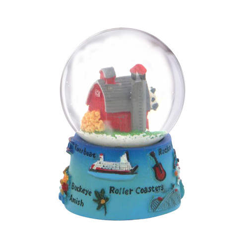 Ohio Snow Globe