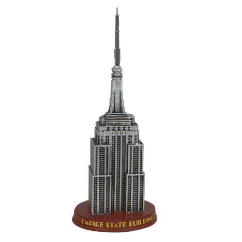 Silver Empire State Building and King Kong 9in