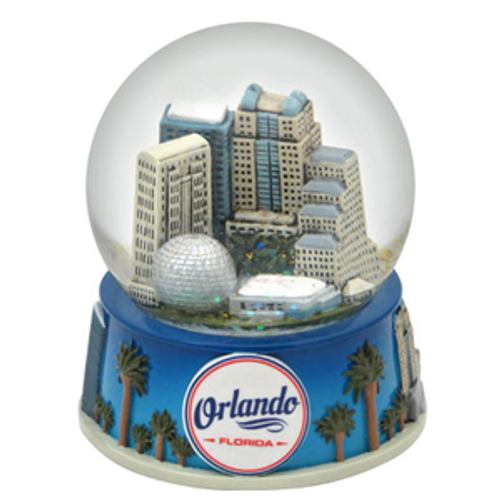 Orlando Florida Snow Globe with Epcot Center.