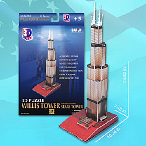 Willis Tower 3D Puzzle