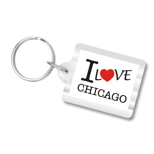I Love Chicago Key Chain, I heart Chicago