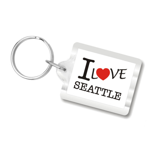 I Love Seattle Keychains (I heart Seattle)