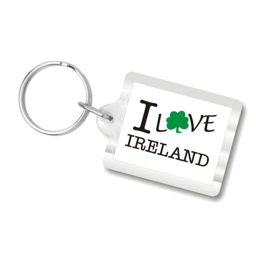 I Love Ireland Keychains, I heart Ireland, I shamrock Ireland, I clover Ireland