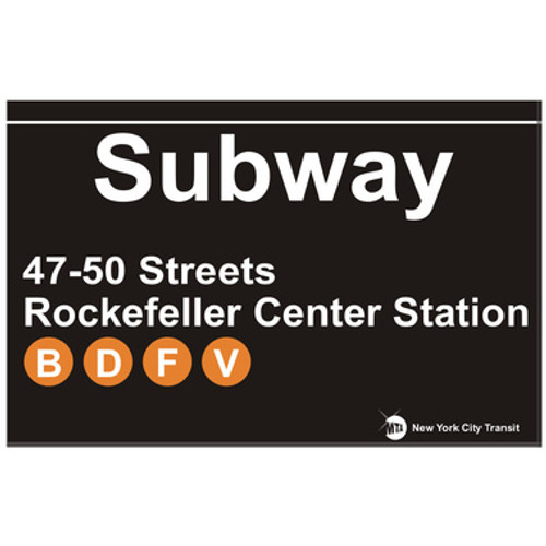 Rockefeller Center Subway Magnet