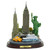 New York City skyline 3D models and statue. New York souvenir