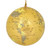 World Globe Ornament - Antique Yellow
