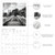 2025 New York Mini Calendar, Black and White Wall Calendar