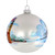 London Christmas Ornament 4 Inch Hand Painted Glass Ball