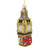 Big Ben Glass Ornament with Union Jack Flag