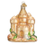 Sand Castle Glass Ornament