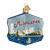 Milwaukee Skyline Glass Ornament