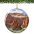 Zion National Park Christmas Ornament Porcelain Double Sided