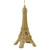 Gold Glitter Eiffel Tower Ornament