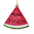 Watermelon Christmas Ornament Glass 3 Inches