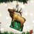 Elk Glass Christmas Ornament