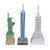 NYC Statues Set of 3, Liberty, Freedom, Empire