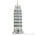 Silver Leaning Tower of Pisa Ornament
