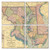 Maryland Map Coaster Set of 4